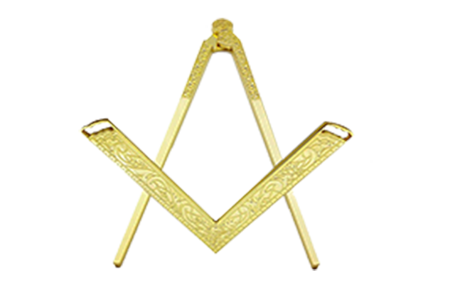 L'équerre et le compas symbolisent la morale et la rectitude. 