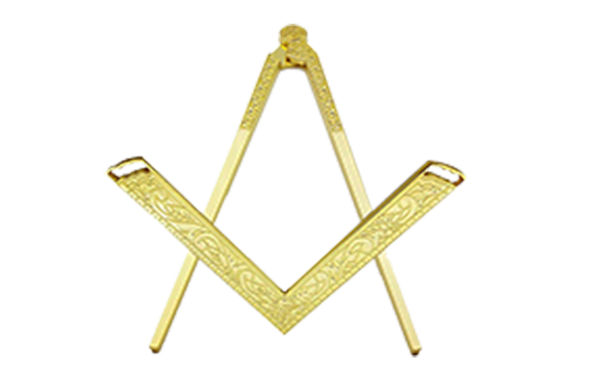 L'équerre et le compas symbolisent la morale et la rectitude. 